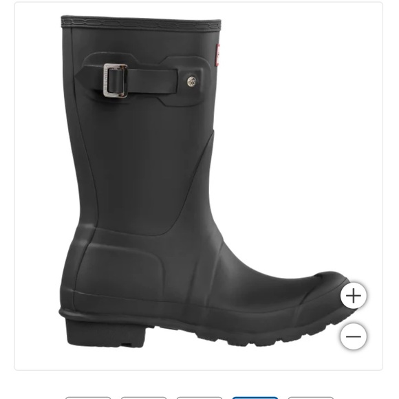 NWT Hunter Ladies' Original Short Boot Black, In Box - Picture 5 of 12